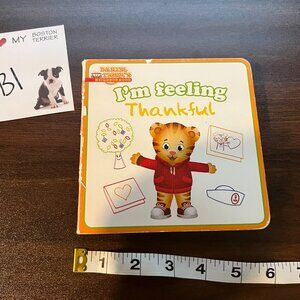 5/$20 I'm feeling Thankful Daniel Tiger hardcover board book